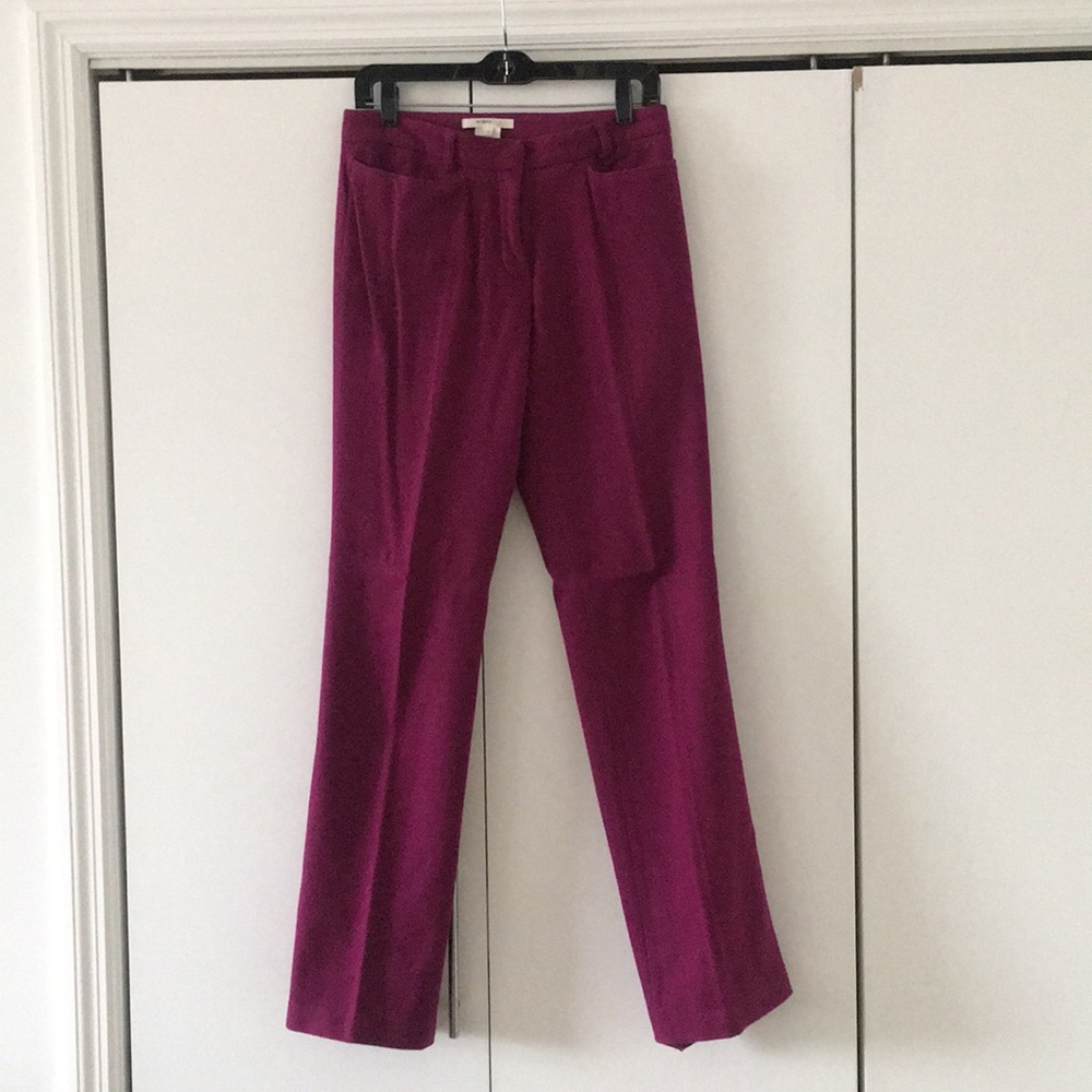 Vanessa Bruno Athe wool fuschia pants